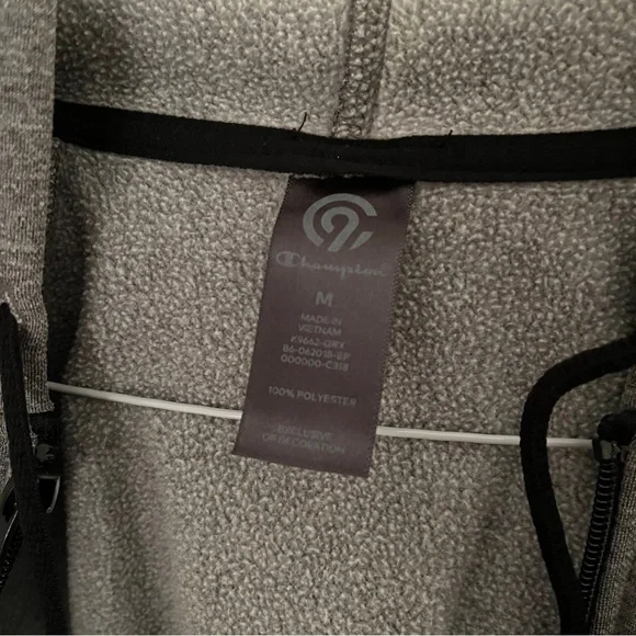 Champion Gray Zip Up Jacket - Picture 2 of 2